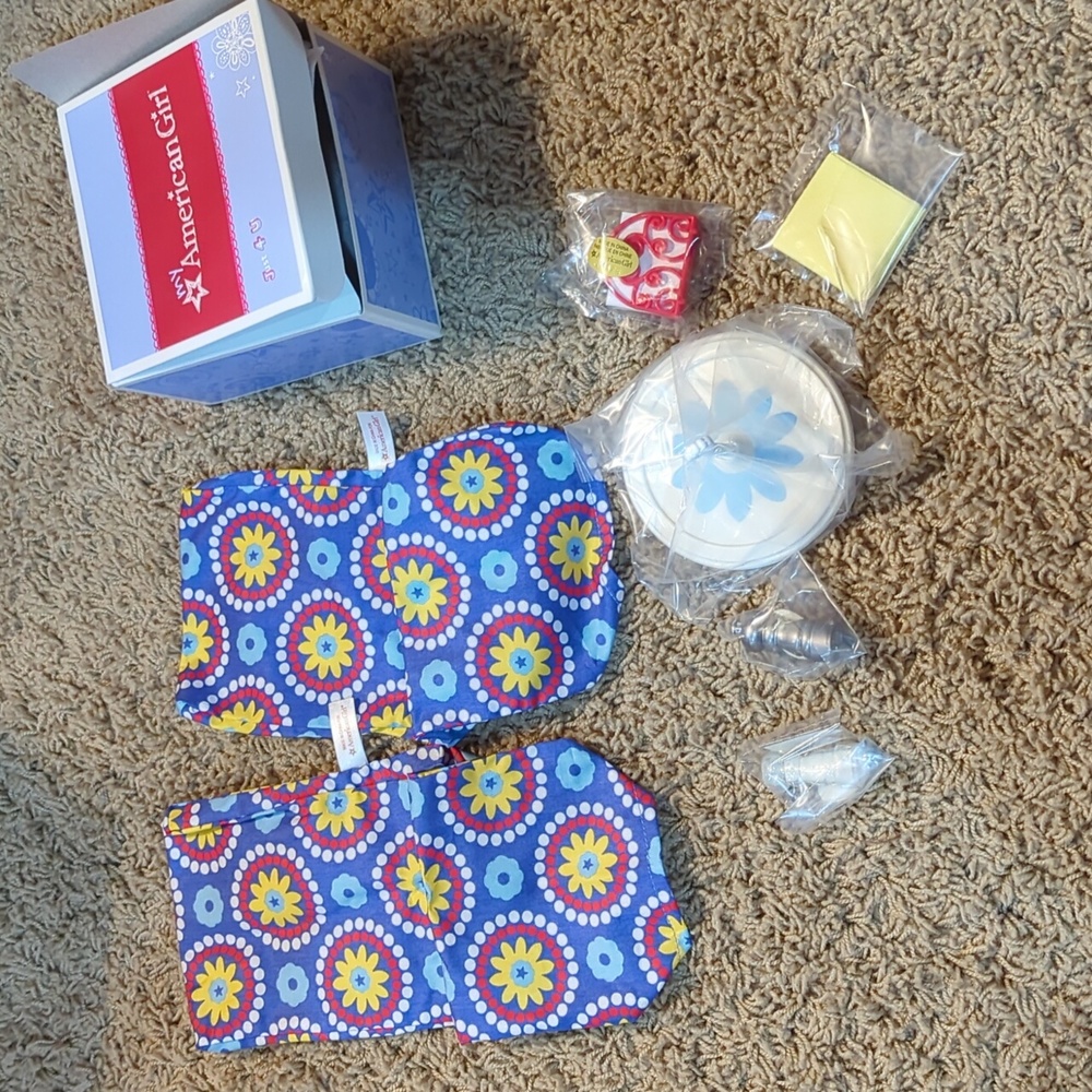 American Girl Doll Table Accessories set, New in box